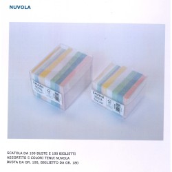 Sc. Nuvola 100 bs + 100 biglietti F4 - 5 col tenui