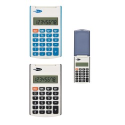 Calcolatrice tascabile 8 cifre 2 colori