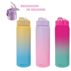 Borraccia termica TU BE HAPPY Acciaio 750ml