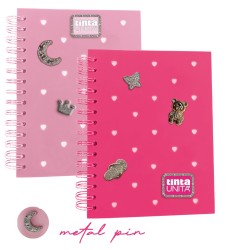 Notebook  TU CLICK Silicone spirale A5 80gr 70ff