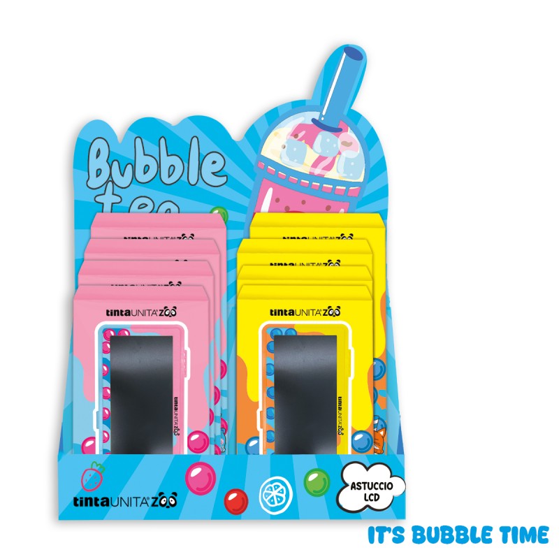 Astuccio rigido con lavagna LCD ZOO BUBBLE Pool Over - Tinta Unita | Educativi 