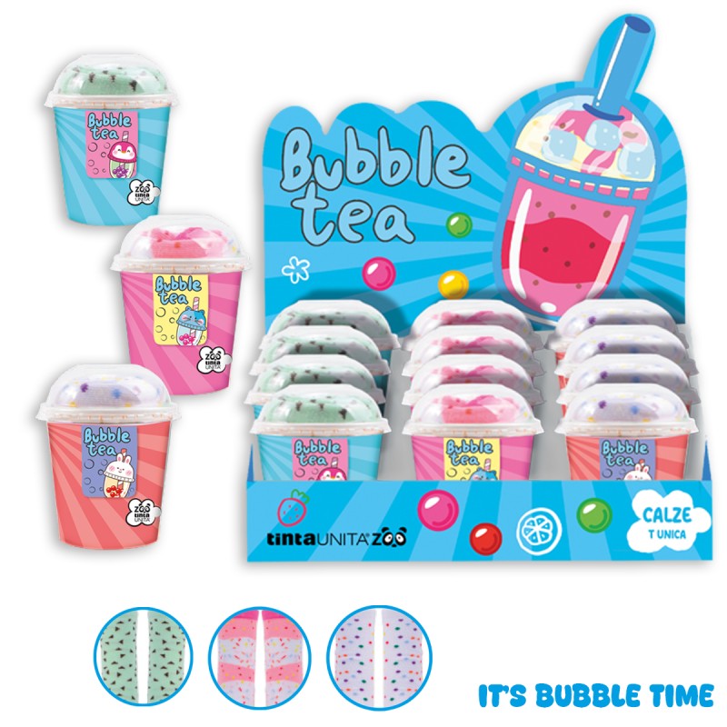 Calze in confezioni regalo  ZOO BUBBLE 3 Soggetti Pool Over - Tinta Unita | Regalo Bambini 