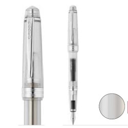 Stilografica  Cross Bailey Light Trasparente XF