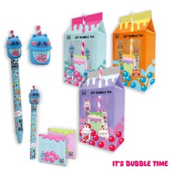 Set ZOO BUBBLE Penna+MiniMatita+Taggy+Temperino