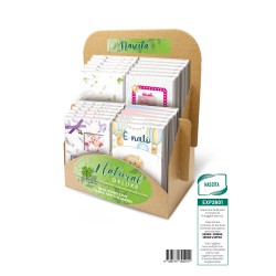 Esp. 48 biglietti Nascita carta naturale 16 sogg