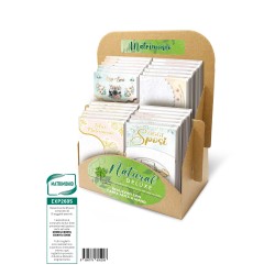 Esp. 48 biglietti Matrimonio carta naturale 16 sog