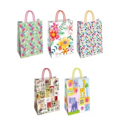 Cf. 25 Shopper carta fantasia 5 sog. ass. 26x12x35