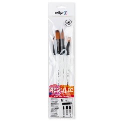 Set 5 Pennelli medi Darwi