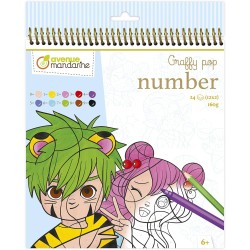 Graffy Colora con i numeri Manga