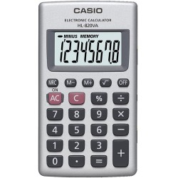 Calcolatrice Tasc. CASIO HL820VA 8cifre 70x57x102