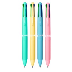 Penna a sfera 4MULTI Pastel (in expo 48 pz) Osama | Penne 4 colori e multifunzione 