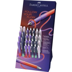 Esp. 8 stilografiche +8 penne a sfera Poly Flow E