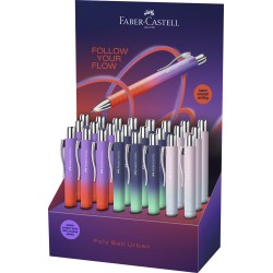 Esp.24 penne a sfera PolyBall Urban Flow ink blu