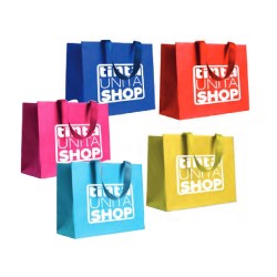 Ass. 25PZ Shopper portalibri  TUS 5 colori