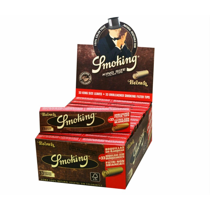SMOKING CARTINA KS BROWN+ FIL 24 PZ da 33 C+33 F Ugotesi - marchi generici | Confezioni miste 