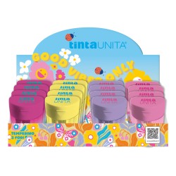 Temperino 3 Fori contenitore TU BE HAPPY Glitter Pool Over - Tinta Unita | Temperamatite 