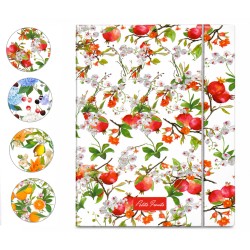 Cartellina 3 lembi c/ela 26x35 D1,2 Petit Fruits