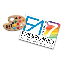 Blocco Fabriano 7 Acquer 12fg 24x33 300g g.f.