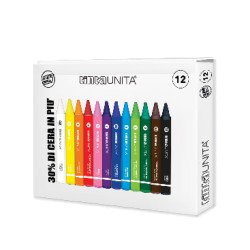 Pastelli Super Cera TU 12 colori 30% in più