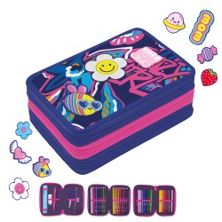 Astuccio 3 zip TU Click Crazy Girl