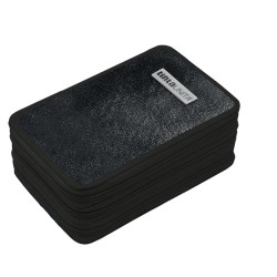 Astuccio 3 Zip in PU Luxury TU Glamour Nero