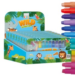 Scatola Cera Sparkles profumata/12 TU KIDS Pool Over - Tinta Unita | Pastelli a cera e a olio 