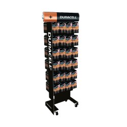 Espositore da terra x pile Duracell 24 ganci