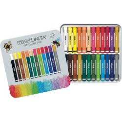 Pastelli olio Tinta Unita maxi 24 colori sc.metal