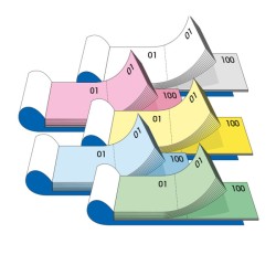 Blocchetti numerati 1-100 / 10 blocchetti col ass BM Arti Grafiche | Blocchi/Ticket numerati 