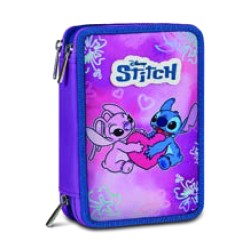Astuccio 3 Zip Lilo & Stitch