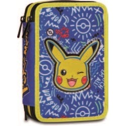 Astuccio 3 Zip Pokemon