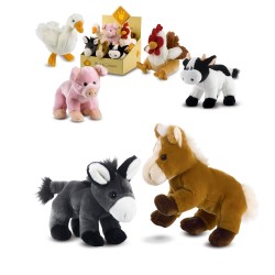 PELUCHES PICCOLI FATTORIA H 21 CM