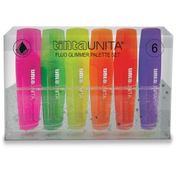 Basetta 6 Evidenziatori TU Glimmer Fluo