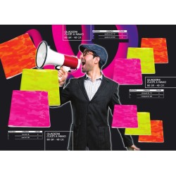 Assortimento 60 Quaderno 3m Tinta Unita LED 1R-5M