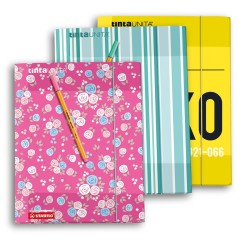 Cartellina c/ela piatto PPL 25x35 c/acc Stabilo