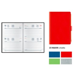 Agenda Bigiornaliera 6,5x10 -110 Maiori c/matita