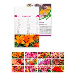 Calendario illustrato Fiori 29x47