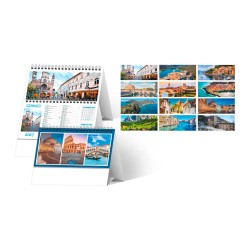 Calendario da tavolo Paesaggi e Città 19x14,5