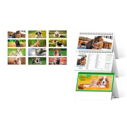 Calendario da tavolo Cani e Gatti 19x14,5
