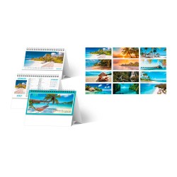Calendario da tavolo Tropical 19x14,5