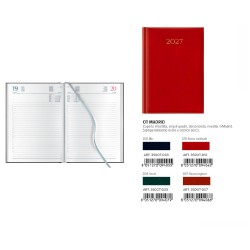 Agenda Giornaliera 17x24 ex 647 Madrid - S/D sep