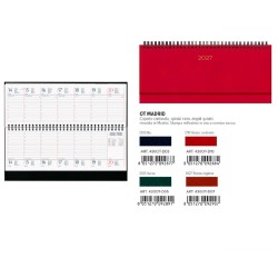 Planning settimanale spirale 29x12 Madrid