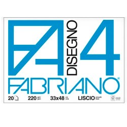 Blocco Fabriano 4 33x48 20 fogli