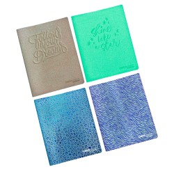 Maxi quaderno 80gr 20+1 Tinta Unita Glamour