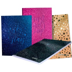 Maxi quaderno Tinta Unita Glamour 80gr 20+1