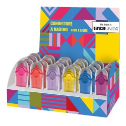 Correttore a nastro 5mmx6m 6 Colori TU Excellent