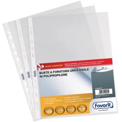 Buste con fori PPL 22x30 AIR Antiriflesso - 100pz