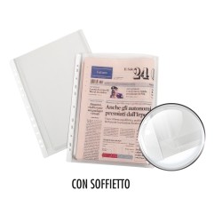 Buste con fori 21x29,7 Alta capacità - 10pz