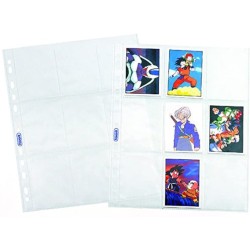 Buste con fori PPL porta figurine 9 tasche - 10pz