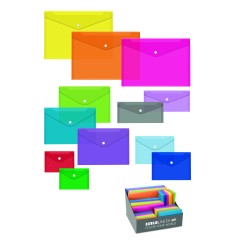 Buste con bottone PPL A5 Tinta Unita